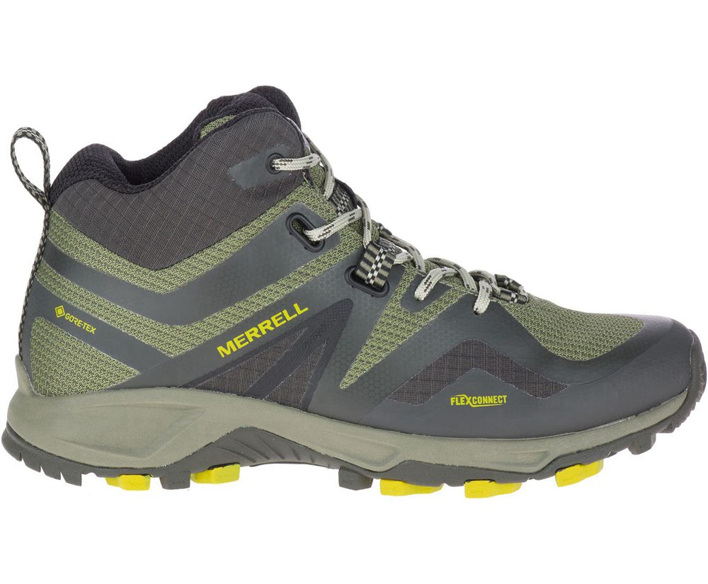 Botas Senhora - Merrell Mqm Flex 2 Mid Gore-Tex® - Verde Oliva - WCX753089